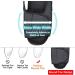 MEJORMEN Women's Diabetic Sandals for Swollen Feet - Extra Wide Width, Adjustable Straps, Comfortable Open Toe Slippers for Elderly, Arthritis - Size 8, Black - Buy Online on GoSupps.com