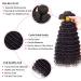 10A Brazilian Deep Wave Human Hair Bundles - 18 20 22 Inch | 100% Virgin Unprocessed Hair - Natural Black Wet and Wavy 3 Bundles - Buy Online on GoSupps.com