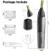 ULAIDO Titanium Nose Hair Trimmer - USB Rechargeable, Lighted Personal Beard Trimmer for Men - Electric Ear & Facial Hair Trimmer As Seen on TV - Includes Max Storage Bag - Buy Online on GoSupps.com