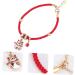 TEHAUX 2 Pcs Red String Bracelet Abundance Red Bracelet Lucky Rope Strap Red Rope Bangle Chinese Red Bracelet Knitting Gift New Year Gift Womens Gifts Year of Birth Alloy Jewelry Student - Buy Online on GoSupps.com
