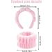 3 Pcs Pink Spa Headband Set | Makeup & Skincare Headbands with Wristband Scrunchies - Buy Online on GoSupps.com
