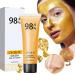 Gold Peel Off Mask 98.4% Gold Facial Mask Gold Foil Peel-Off Mask Gold Peel Off Face Mask Anti-Wrinkle for Moisturizing Removes Blackheads Reduces Fine Lines And Cleans Pores (1pc)