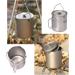 Lixada Titanium French Press Coffee Maker & Cookware Set with Folding Spoon - Buy Online on GoSupps.com