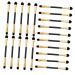 PLAFOPE 20pcs Double Ended Eyeshadow Brush Eyeshadow Makeup Brush Eye Shadow Brush for Makeup Small Eyeshadow Brush Makeup Eyeshadow Brush Eye Makeup Kit Eye Makeup Brush Eye Makeup