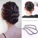 Vintage Hair Fork Clip Set - 3 Piece U-Shape Teeth Alloy Paint Hair Combs | Women's Styling Tool in Black - Buy Online on GoSupps.com