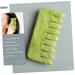 Beavorty Jade Massage Comb - Natural Gua Sha Tools for Scalp Massage & Hair Loss Relief | Green Ridge & Yellow Jade - Buy Online on GoSupps.com