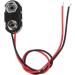 9V Battery Clip Connector - Tinned Wire Leads 15cm Black Red I Type - Pack of 5 for Easy International Shipping - Buy Online on GoSupps.com
