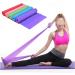 Yoga Pilates Stretch Resistance Band - 150cm Elastic Rubber Fitness Training Band - Premium Yellow Gym Accessory - Buy Online on GoSupps.com