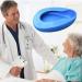 Healthcare Bedpan Firm Thick Plastic Stable Potty for Women Men Elderly Female Male Children - Portable and Easy to Use(Blue) - Buy Online on GoSupps.com