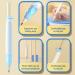LQqdrex Pencil Grip Trainer - Soft Silicone Writing Aid Progressive Pen Grip Correction Tool & Holder for Enhanced Writing Skills - Buy Online on GoSupps.com