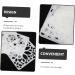 NUOBESTY Sunflower Stencil 9pcs Sunflower Hollow Template Child Square Lace Ruler Stencil Mandala - Buy Online on GoSupps.com