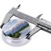 Grand Teton National Park Round Pill Box - 3 Compartment Mini Travel Organizer for Pills & Vitamins - Buy Online on GoSupps.com