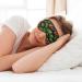 Tropical Flowers Unisex Sleep Mask - Double-Sided Eye Mask for Sound Sleep & Skin Care - Buy Online on GoSupps.com