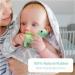 Lil' Llama Baby Teething Toys - Dinosaur Teether for Boys and Girls | Natural Rubber Squeaker | BPA-Free | Soothes Sore Gums & Teething Pain - Buy Online on GoSupps.com