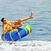 Dolibest Heavy Duty Tow Rope for Water Sports - 20 Blue Towable Connector with Stainless Steel Hook - Buy Online on GoSupps.com