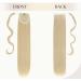 S-noilite 26 Straight Ash Blonde Mix Bleach Blonde Wrap Around Ponytail Clip-In Extension - Buy Online on GoSupps.com