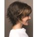 RENERSHOW Brown Blonde Highlight Wavy Pixie Wig for White Women - Natural Synthetic Short Haircut with Bangs for Daily Party - Buy Online on GoSupps.com
