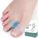 Toe Spacers for Overlapping Toes Gel Big Toe Separators for Feet Men Women Toes Bunion Relief Hallux Valgus Corrector Orthopedic Toe Straighteners-One Size Fits All Blue Pack of 2