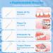Cordless Water Flosser with 5 Modes & 4 Jet Tips - USB Rechargeable Dental Oral Irrigator for Travel - White - Buy Online on GoSupps.com