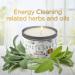 White Sage Smudge Candle for House Energy Cleansing - Natural Soy Wax Tin Candle - Buy Online on GoSupps.com