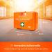 First Aid Suitcase DIN 13169:2021 | Complete Kit with Wall Bracket & Free Sticker | Ideal for Businesses Schools and Home Use - Buy Online on GoSupps.com