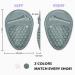 Ball of Foot Cushions for Women - Metatarsal Pads for High Heels Pain Relief & Comfort - Soft Gel Invisible Shoe Inserts (2 Pairs) - All Smoke Gray - Buy Online on GoSupps.com