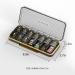 AM/PM Pill Organizer 7-Day Weekly Pill Box with 14 Compartments | Travel Medicine Organizer (Green) for Twice a Day Use - Buy Online on GoSupps.com