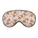 Cartoon Corgis Sleep Mask Eye Cover for Sleeping Blindfold with Adjustable Strap Blocks Light Night Travel Nap for Men Women