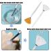 6 Pieces Facial Mask Brush Mask Nozzle Brush Soft Surface Fan Brush Silicone Mask Brush Facial Beauty Tool Mask Applicator Suitable for Mud Mask Facial Cream - Buy Online on GoSupps.com