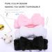 Lades Spa Headband 3 Pack - Soft Coral Fleece Bow Hair Band for Women - Ideal for Shower, Makeup, and Face Washing - Black, White, Pink - Buy Online on GoSupps.com