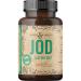 Iodine made of kelp organic capsules - iodine tablets with kelp extract contains 315 g natural iodine per daily dosage and iodine from Braunalge - vegan - 250 capsules