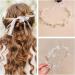 Davfiecn Flower Girl Headpiece Flower Girl Headband Head Piece Flower Girl Headband for Wedding Party Princess Flower Girls and Bridesmaid - Buy Online on GoSupps.com