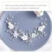 KOMUNJ Silver Bride Headband Crystal Bridal Hair Accessories Crystal Headpieces Flower Headband Bridal Hair Pieces Pearl Hair Accessories for Women and Girls (Silver) - Buy Online on GoSupps.com