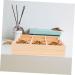 Alipis 3pcs Storage Box Food Tray Fruit Serving Case Tea Organizer for Tea Bags Service Box Wood Desktop 27.80X27.80X6.00CMx3pcs As Shownx3pcs - Buy Online on GoSupps.com