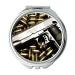 Mirror makeup mirror gun fight Round Mirror gun pictures pocket mirror portable mirror