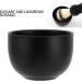 Black Stainless Steel Shaving Foam Bowl - Ideal for Travel, Home, and Hotel Use - Buy Online on GoSupps.com