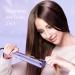 Professional Salon Hair Straightener Flat Iron for Thick Curly Hair - Anti-Scald & Affordable - Perfect Gifts for Women & Friends (Purple - Buy Online on GoSupps.com