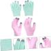 minkissy 2pairs Gel Touch Screen Gloves Dry Hands Gloves Hand Beauty Touchscreen Gloves Touch Screen Moisturizing Gloves Scrub Mitts Spa Gel Gloves Mittens Cosmetic Yarn Australia - Buy Online on GoSupps.com