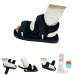 Medical open-toe plaster shoe postoperative recovery shoes plaster shoe covers medical boots suitable for foot sprains ankle fractures toes suitable for left and right feet(L) Large