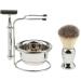 Seasaww Men's Beard Care Set & Wet Shaving Set | Premium Brush & Safety Razor for Grooming Excellence - Buy Online on GoSupps.com