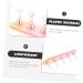 Housoutil 1 Set Nail Practice Holder Nail Holder for Painting Nails Nail Decorations Magnetic Nail Stands Nail Art Beauty Nail Holders Press on Nails Rack Training Plastic Oval Acrylic 12.8x3.7cm As Shown - Buy Online on GoSupps.com