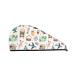 Hair Towel Wrap Hair Drying Towel with Button Towel Turban Head Towel to Dry Hair Quickly (Travel1)