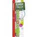 Ergonomic triangular pencil for right-handers - STABILO EASYgraph in green - pack of 2 - HB hardness