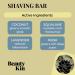 Beauty Kin Eco-Friendly Shaving Body Bar - Reduces Razor Rash & Irritation - Vegan Friendly & Cruelty Free Active Ingredients - Paraben Free Soap - Made In The UK - Buy Online on GoSupps.com