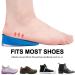 Correct Position Heel Lift Inserts - 1.4 Height Blue - for Heel Spurs, Plantar Fasciitis, Achilles Tendonitis - Buy Online on GoSupps.com