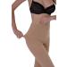 AMZAM 15-20 mmHg Graduated Compression Pantyhose - Waist High Support Tights for Edema, Varicose Veins, DVT - Beige, Size S, Open Toe - Buy Online on GoSupps.com