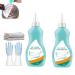 2 PCS Magic Gel Cleaner for Pots and Pans Pot Cleaner for Bottom of Pans Gel Cleaner for Pot Bottom with 1 pair of cleaning gloves and 2 stainless steel cleaning cloths
