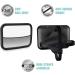 Goldmiky 360 Baby Car Mirror - Adjustable Rear View Mirror for Child Seats | Large Vision & Safety for Backseat Travel - Buy Online on GoSupps.com