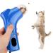 Treat Gun Treat Thrower Funny Dog Toy Treat Toy for Dogs Reward & Training (Blue)