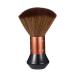Vtrem hairdressing brush neck dust frond: professional hairdressers hair cutting brush rose gold black barber powder brush hairdresser fluffy hairbrush salon brush red gold black